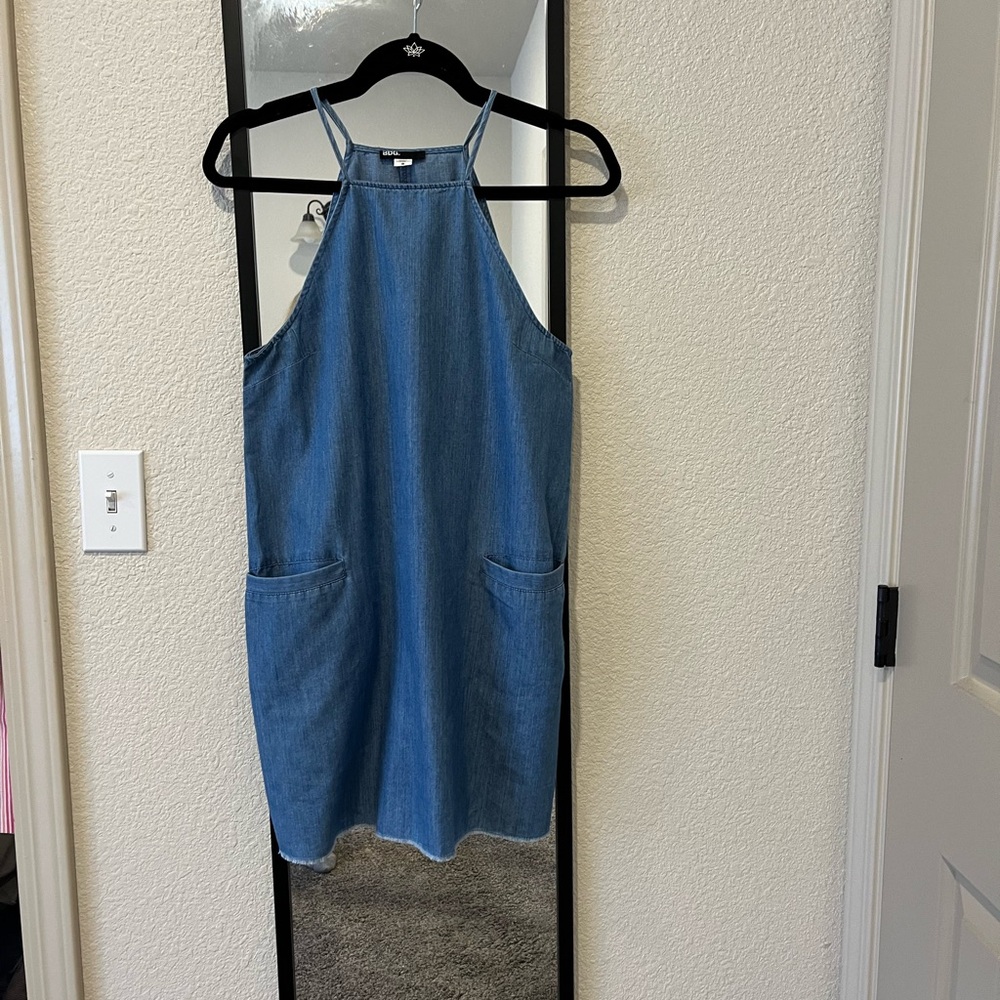 BDG Urban Outfitters Denim Halter Dress